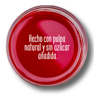 Vaso de agua saborizada con Naranja y Jamaica CBD