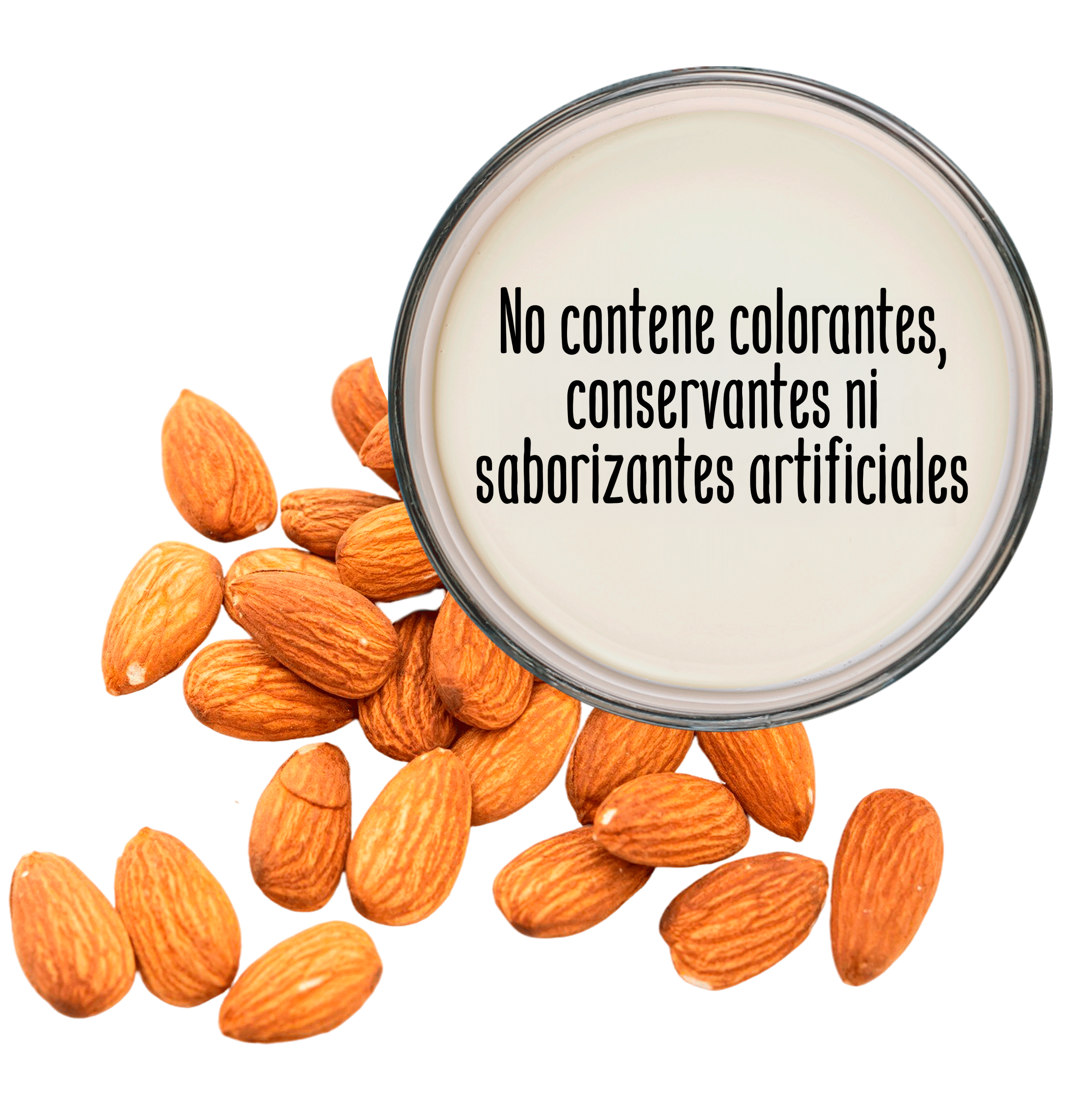 Bebida de almendra sin azúcar sin colorantes alimento en Generación Trü