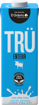 Leche entera en cartón tetrapack por productores lácteos en Quito