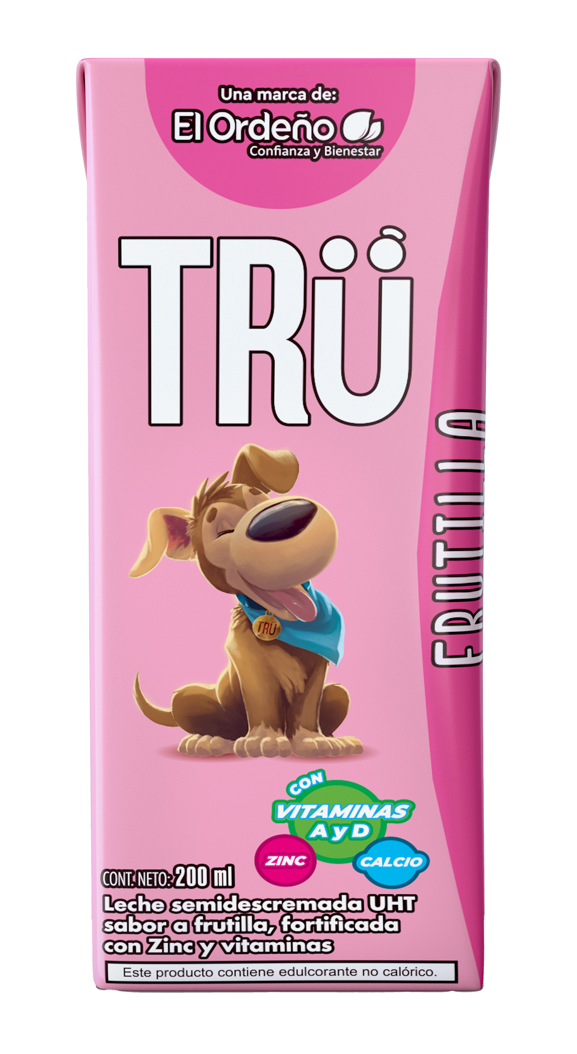 Leche deslactosada con proteína de la leche de fresa en Machachi