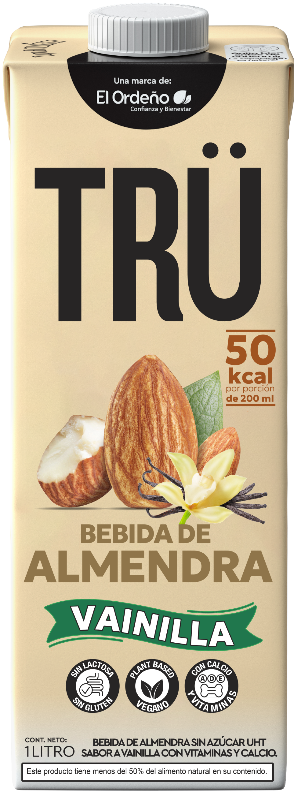 bebida almendra vainilla sin azucar