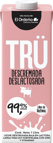 leche descremeda deslactosada