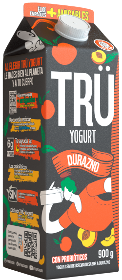 Yogurt Durazno semidescremado alimento en Generación Trü