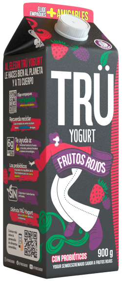 Yogurt Frutos Rojos semidescremado alimento en Generación Trü