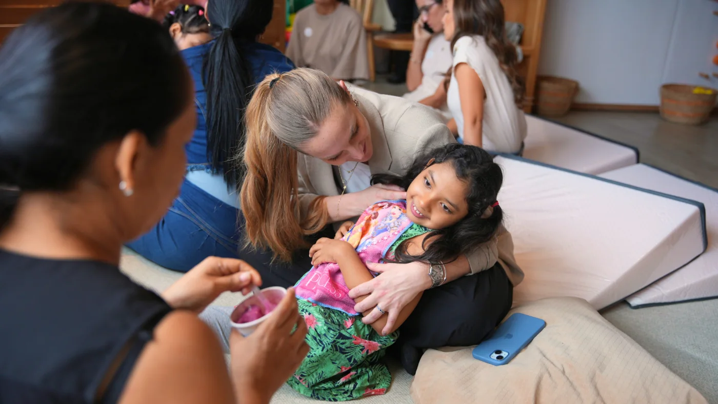 Familias y voluntarios de Fundación Rett